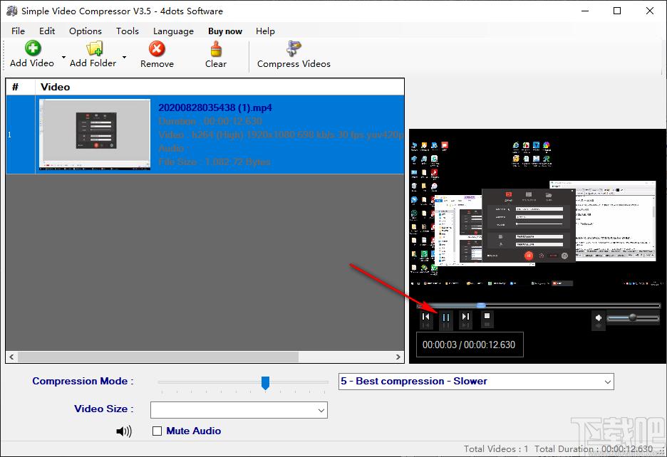 Simple Video Compressor下载,视频压缩工具,压缩解压,视频压缩